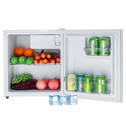 Image of Smad 48L Table Top Mini Fridge,0-10°C Temperature Control with 6 Adjustable Settings,39dB Quiet Operation,Reversible Door,100°C Heat-Resistant & Heavy-Duty Top Cover