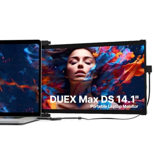 Image of Mobile Pixels - Duex Max (Blue) - Portable Laptop Monitor, 13.3'' Full HD IPS Display, Compatible with Windows/Mac/Chromebook, Lightweight and Easy to Use - Experience Unmatched Productivity