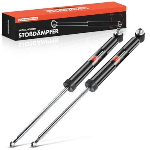 Image of Frankberg 2x Shock Absorber Strut Rear Left Right 631mm Gas pressure Compatible with A6 Avant 4F5 2004-2011 A6 4F2 2004-2011 Replace# 344806, 4F0513032H