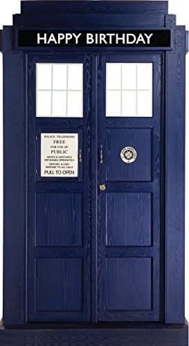 Image of Doctor Who "Tardis" Birthday Card