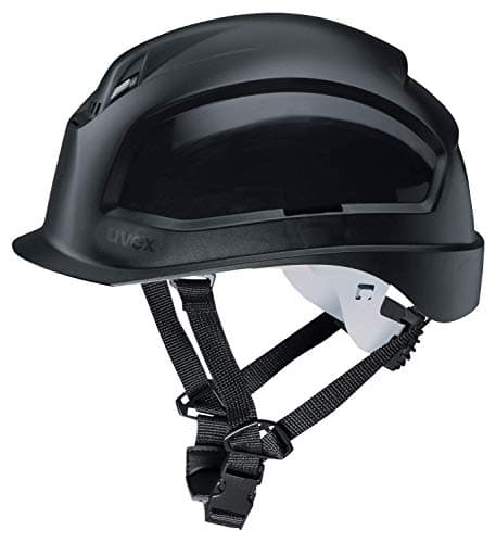 Image of Uvex Pheos S-KR Safety Helmet - Construction Helmet with 4-Point Chin Strap and Ventilation Holes