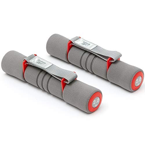 Image of Reebok Unisex's Soft Grip Dumbbells, Red, 2 kg