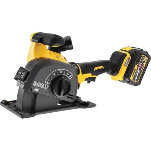 Image of Dewalt DCG200T2 54v FLEXVOLT Wall Chaser 125mm 2 x Diamond Discs 2 x 6.0AH