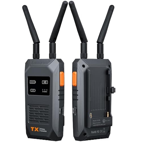 Image of Lemorele Wireless Video Transmission System,656FT/200M Range - 1080P@60Hz Wireless HDMI Loopout,50ms Ultra Low Latency, Plug & Play, Multi-Scenario Streaming for Projector, Camera, Laptop(1TX and 1RX)