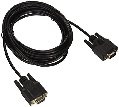 Image of C2G/Cables to Go 52037 DB9 F/F Serial RS232 Cable (15 Feet, Black)