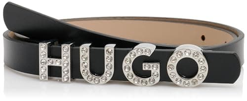 Image of BOSS Women's Zula-S_Sz15 Belt, Black1, 70, Black 1, UK 44
