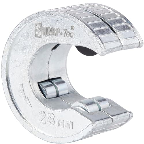 Image of Sharp-tec 28mm Pipe Cutter, 1" Copper Pipe Cutter with Zinc Alloy Body, Round Pipe Slice for Cutting Copper, Brass, PVC, Aluminum