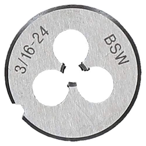 Image of 3/16" x 24 BSW Whitworth 25mm Circular Die Tungsten Steel Thread Cutter