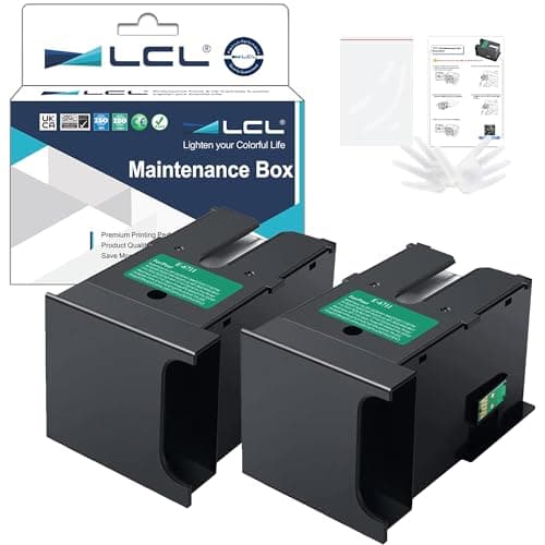 Image of LCL T6711 Maintenance Box Tank C13T671100 Compatible WF-3010 WF-3520 WF-3530 WF-3540 WF-3620 WF-3640D WF-7110 WF-7210 WF-7610 WF-7620 WF-7710 WF-7715 WF-7720 WorkForce ET-16500 L1455 Printer (2 Pack)