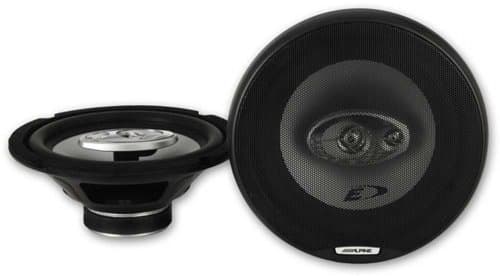 Image of Alpine SXE-2035S 280W Coaxial 3-Way Speakers, black