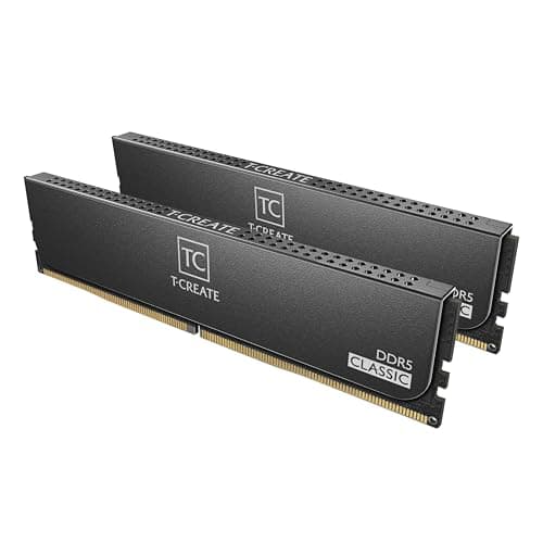 Image of TEAMGROUP T-Create Expert Overclocking 10L DDR5 32GB Kit (2 x 16GB) 6000MHz (PC5-48000) CL38-46-46-76 Intel XMP 3.0 & AMD Expo Compatible Desktop Memory Module Ram Black - CTCED532G6000HC38GDC01