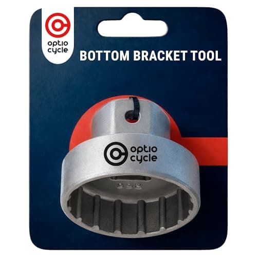 Image of Optio Cycle Bottom Bracket Tool – Centrelock Wrench for 16-notch Shimano BBR60 & MT800 Systems | Bicycle Bottom Bracket Removal Tool