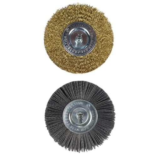 Image of Ark Mat Lazy-Weeder Electric Weed Remover Brush Tool Moss Patio Block Paving Cleaner 2kg 400w (Nylon and Wire Brush Only)