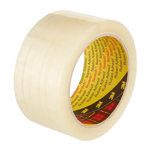 Image of Scotch 28280 Classic Clear Packing Tape. Easy To Unwind Box Sealing Tape. Ideal for Sealing Boxes and Parcels. 6 Rolls