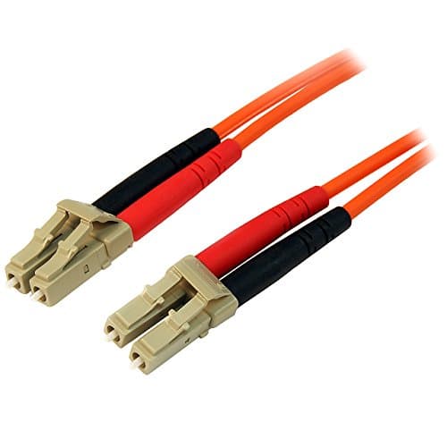 Image of StarTech.com 5m Fiber Optic Cable - Multimode Duplex 50/125 - LSZH - LC/LC - OM2 - LC to LC Fiber Patch Cable