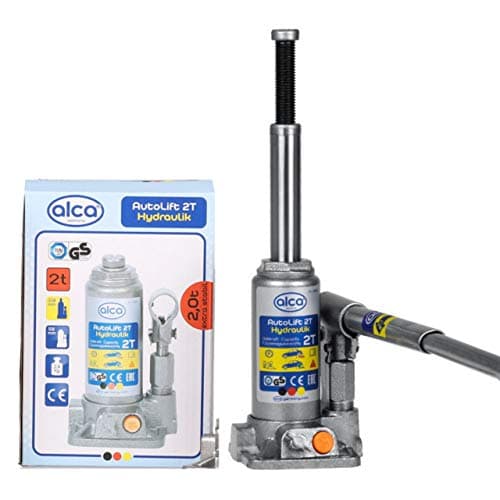 Image of alca Hydraulic Lift Bottle Jack For Car 2 Tonne Heavy Duty Iron Steel 43100