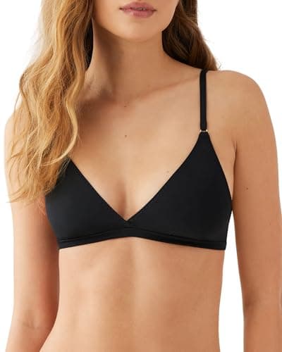 Image of b.tempt'd Women's Spotlight Bralette Bra, Opaque, Night, S