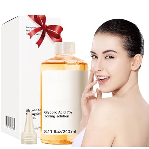 Image of 240 ML 7% Glycolic Acid Toner, Glycolic Acid 7% Toning Solution, Hydrating Toner for Face & Body, Pore Minimising Face Tone r, Exfoliating Serum for Blemishes, Dark Spots & Dull Skin Brightens