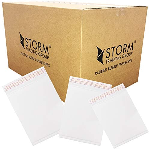 Image of 100 White Padded Bubble Envelopes 115X195mm Pp2 A6 Size