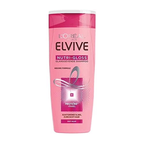 Image of Pack of 3 - L'Oréal Elvive Nutri Gloss - Shiny Shampoo - for Dull Hair - 250 ml