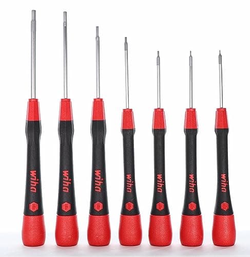 Image of Wiha 26393 Screwdriver Set with Soft PicoFinish Handle, Hex Metric, 7 Piece