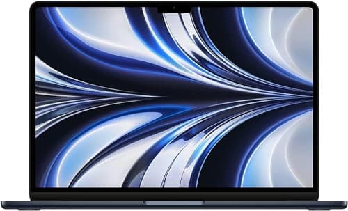 Image of 2022 Apple MacBook Air with Apple M2 Chip 8-core CPU/8-core GPU (13-inch, 16GB RAM, 512GB SSD) (QWERTY English) Midnight (Renewed)