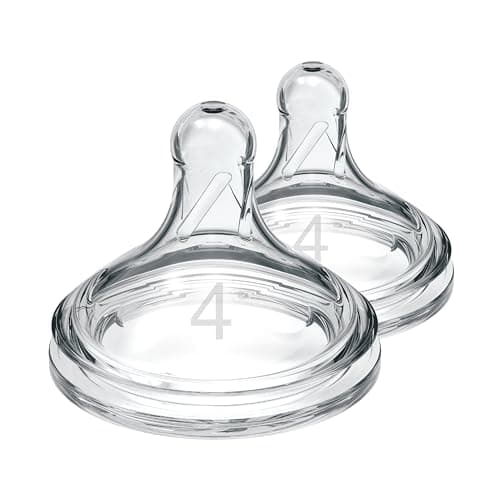 Image of Dr. Brown’s Options+ Baby Bottle Teats, Level 4, Wide-Neck, Pack of 2