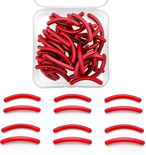 Image of 36Pack Eyelash Curler Refills Compatible with Kevyn Aucoin Eyelash Curler,High Elasticity Silicone Lash Curlers Pads Fit for Kevyn Aucoin.