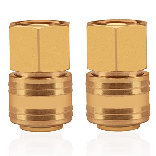 Image of 2pcs Air Line Connectors Euro Airline Hose Compressor Fittings 1/2" BSP Air Coupler and Plug Kit Couplings Connector Female