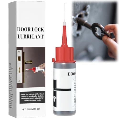 Image of Graphite Lock Cylinder Lubricant Powder - Dry Lube for Locks, Spray Grease & Treadmill Lubricant Oil - Graphite Powder for Locks, Padlocks, and More - Prevents Rust and Corrosion, Extends Lock Life 
