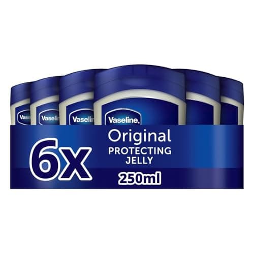 Image of Vaseline Original Petroleum Jelly moistruiser skin care for cracked, dry skin and eczema relief 6x 250 ml