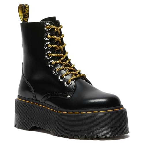 Image of Dr. Martens Women's 8 Eye Boot, Black, 7 UK
