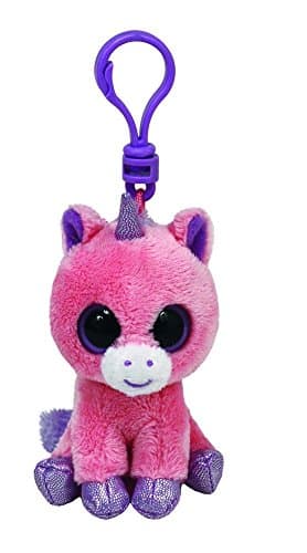 Image of TY 7136547 – TY Beanie Boos – Magic Boo Plush Clip – Unicorn Pink 8.5 cm
