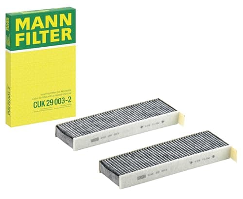 Image of MANN-FILTER CUK 29 003-2 Cabin Air Filter - Pollen Filter with Activated Carbon - (set of 2) for Cars + Transporters