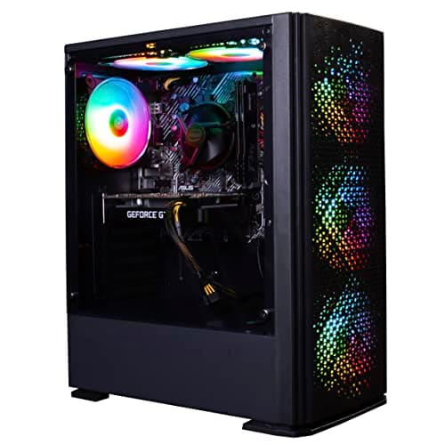 Image of Veno Scorp Gaming PC Desktop Computer: I7-3770 3.4GHz,GTX 1650 4GB GPU,16GB DDR3 RAM,256GB NVME M.2 SSD,1TB HDD,500W PSU,Vortex 6 ARGB CASE,600Mbps WiFi,Windows 11