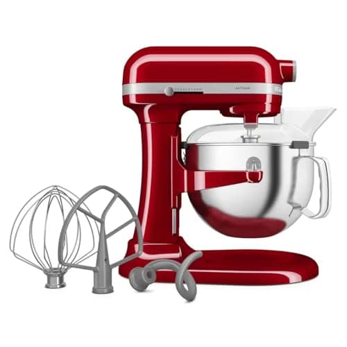 Image of KitchenAid 5.6L Bowl Lift Artisan Mixer Empire Red (5KSM60SPXBER)