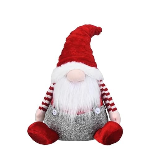 Image of Valery Madelyn Large Christmas Gonk 36cm, Red and White Sitting Gnome Decorations, Giant Gonk Gifts for Women and Kids