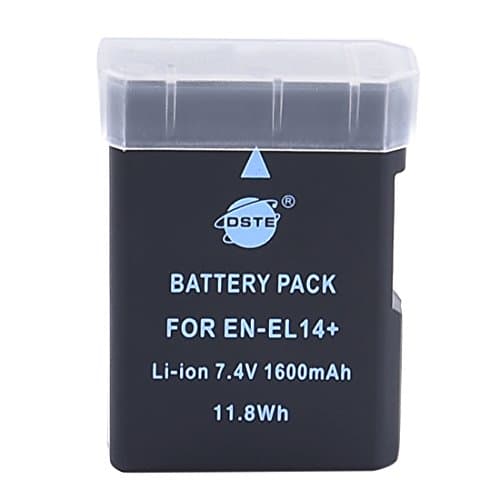 Image of DSTE EN-EL14 Rechargeable Li-ion Battery for Nikon Coolpix P7000, Coolpix P7100, Coolpix P7700, Df, D3100, D3200, D5100, D5200, D5300 Digital Cameras