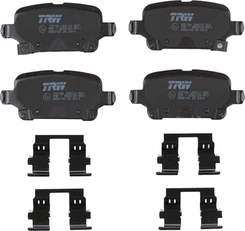 Image of TRW GDB2180 Brake Pad Set of 4 for Vauxhall Astra MK VII (K) (B16) 2015 - Rear Axle and other vehicles