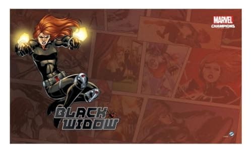 Image of Fantasy Flight Games | Marvel Champions: Black Widow Game Mat | Accessory