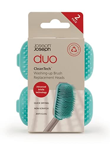 Image of Joseph Joseph Duo CleanTech™ Washing-up Brush Replacement Heads (2-Pack)