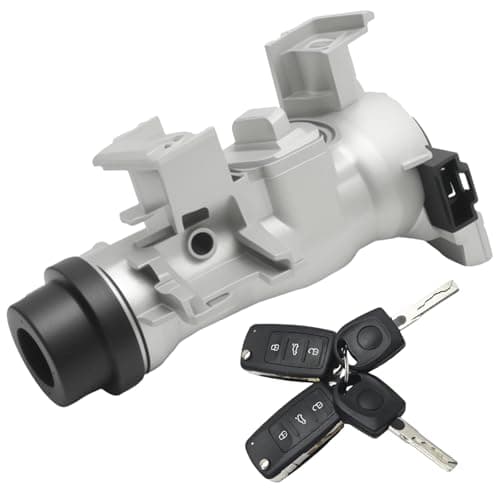 Image of Hoypeyfiy 1K0905851B Ignition Switch Lock Cylinder KIt Replacement for Au-di A3, Replacement for Volks-wagen Golf Jetta Passat Tiguan, Includes Remote Control Replaces 1K0905865