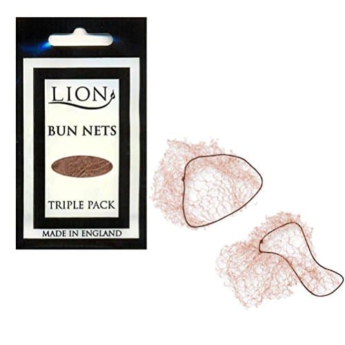 Image of RV/Lion One Pack of 3 Nylon Ballet Dance Bun Nets (Light Brown)