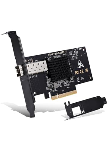 Image of 10Gb SFP PCI-e Network Card, Intel 82599(X520-DA1) Controller, 10Gbps Ethernet Adapter, 10Gbe SFP+ Port, 10G NIC Card, Support Windows/Windows Server/VMware