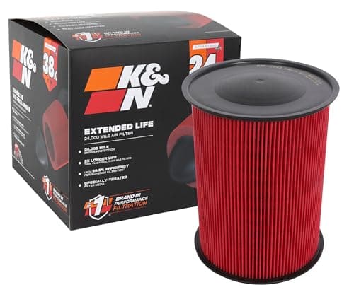 Image of K&N Engine Air Filter: Extended Life 24,000 Mile Replacement Air Filter: Compatible with 2007-2019 Ford/Lincoln/Volvo (C-Max Escape, Grand, Kuga, Focus, Tourneo, MKC, V40, V70, C30, S40), KNF-2993