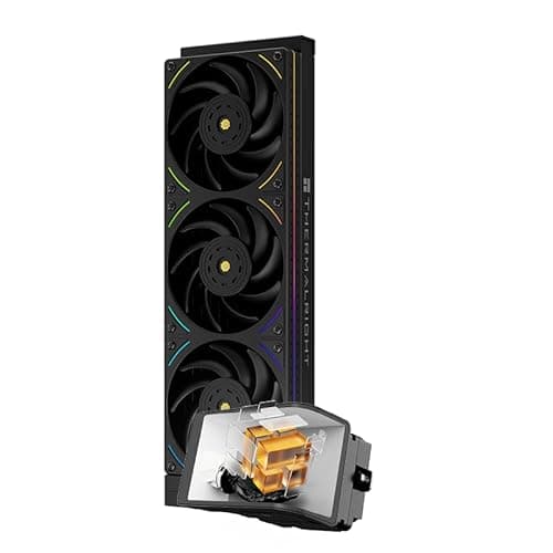 Image of Thermalright Wonder Vision 360 UB ARGB Black CPU AIO Cooler,360mm Radiator, 2K 60HZ Curved Screen with 2400x1080 Resolution,for AM4/AM5,Intel LGA1851/1700,6.67in 3D Screen High Performance Pump