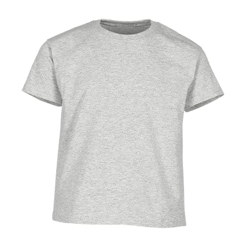 Image of Fruit of the Loom boys' t-shirt., Boys', 61-033-0, heather grey, 128 cm