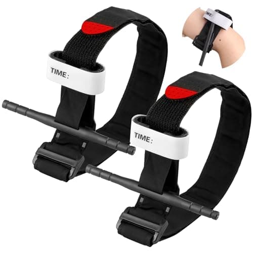Image of 2PCS Tourniquet, Emergency Tourniquet, Tactical Emergency Strap Single Handed Application, Torniquetes Medical First Aid Equipment for Hiking Camping Travel Home Outdoor Sports
