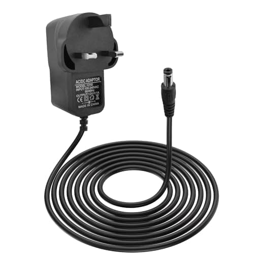 Image of 12V 1A Power Supply Charger, AC Adapter 100-240V to 12v DC Power Supply Transformer Wall Charger 12W 5.5mm x 2.1mm Jack for CCTV Security Camera Adapter Driver LED Strip Lights