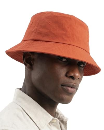 Image of Zylioo X-Large Quick Dry Bucket Hats,Big UV/UPF 50 Fishing Hat,Oversized Sun Protection Lightweight Summer Outdoor Walking Hat Orange